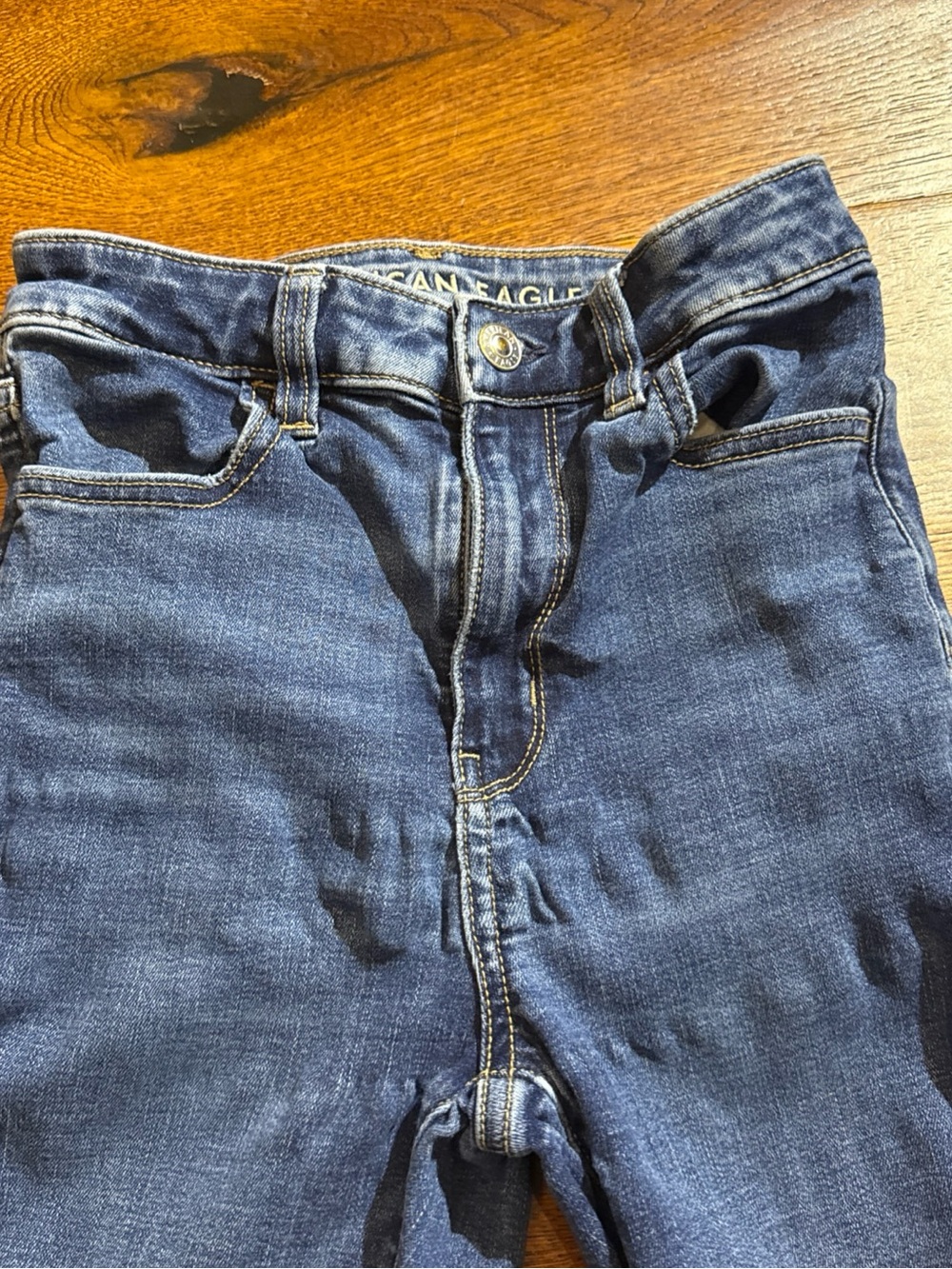 American Eagle Outfitters Women's Navy Skinny‎ Jeans - Picture 3 of 8